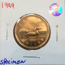 1999 Canada Specimen  Loonie Dollar