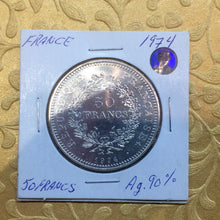 1974 France 50 Francs Silver Coin