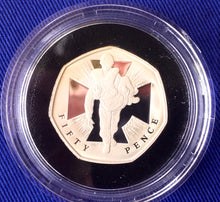 2006 Victoria Cross Award - The Heroic Acts-Piedfort 50 Pence Fifty Pence Silver Proof Coin 16 grams, Sterling Coin