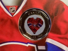 2009 Canada Nickel Montreal Canadiens Loonie Dollar From Canadian NHL Hockey Road Jersey Crest set