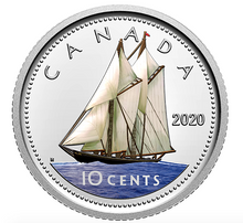 2020 Pure Silver Coloured 6-Coin Set with Medallion - Canadian Circulation Collection