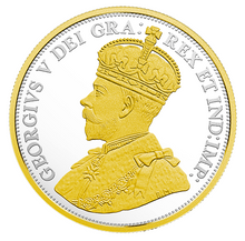 2018 Pure Silver Gold-Plated 5-Coin Set - Legacy of the Dime