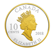 2018 Pure Silver Gold-Plated 5-Coin Set - Legacy of the Dime