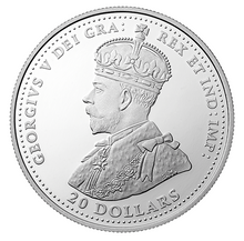 2015 1 oz. Fine Silver Coin - The Canadian Home Front: Transcontinental Railroad