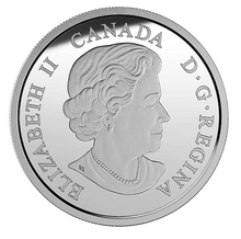 2015 1 oz. Fine Silver Coloured Coin - Majestic Elk