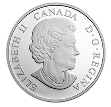 2015 1 oz. Fine Silver Coloured Coin - Imposing Alpha Wolf