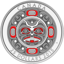 2015 Twenty Fives Dollars, Fine Silver 3-coin Set- Singing Moon Mask