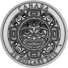 2015 Twenty Fives Dollars, Fine Silver 3-coin Set- Singing Moon Mask