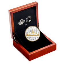 2015 Renewed Silver Dollar Series – Pure Silver Voyageur 2 oz. Gold-Plated Coin