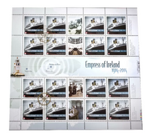 2014  Canadian 50-Cent Empress of Ireland-100th Anniversary Collection Coin & Stamp Set