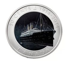 2014  Canadian 50-Cent Empress of Ireland-100th Anniversary Collection Coin & Stamp Set
