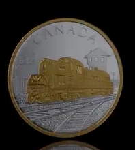 2017 Locomotives Across Canada - 1 oz. Pure Silver Gold-Plated 3-Coin Set