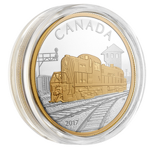 2017 Locomotives Across Canada - 1 oz. Pure Silver Gold-Plated 3-Coin Set