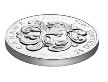 2016 25$ Fine Silver Ultra-High Relief Coin – Sculptural Art of Parliament: Grotesque Foliated Green Man