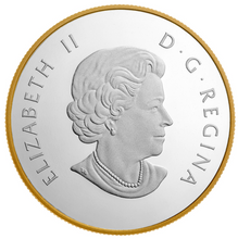 2017 25$ 1 oz. Pure Silver Gold Plated Piedfort – Timeless Icons Beaver