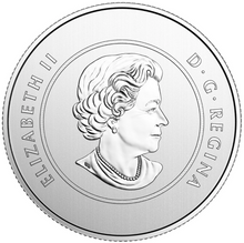 2017-(1867) Canada Fine Silver $5 Five Dollars- Proudly Canadian