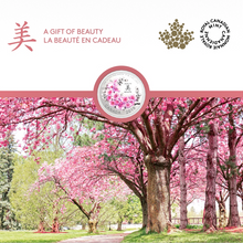 2019 Canada Fine Silver $8 Eight Dollars- Cherry Blossoms: A Gift of Beauty