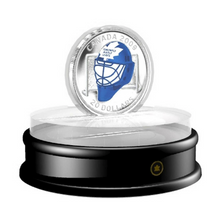 2009 Limited Edition Canada 20 Dollars Sterling Coloured Coin, Toronto Maple Leafs Goalie Mask