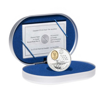 1997 Canada 20$ Canadair Ct-114 Tutor Jet-Aviation commemoratives Series two, Coin # 6