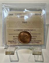 Canada One Cent 1937 MS-64 ICCS