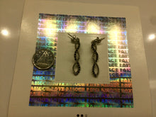 Fashion 10k white gold Woman Earring used