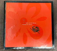 2002 $15 Fifteen Dollars YEAR OF THE HORSE- Sterling Silver Coin And Stamp Set