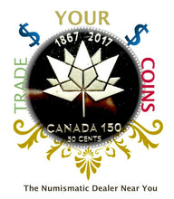 2017 Canada Fifty Cents Silver proof Heavy cameo 150th Anniversary of Canada